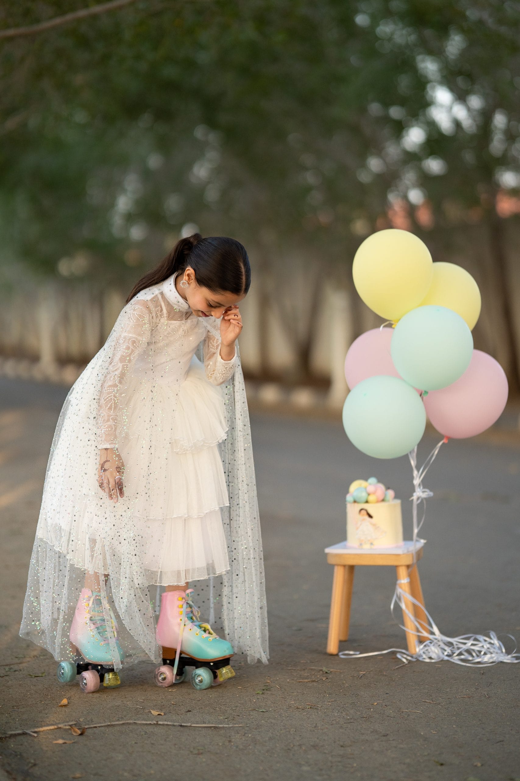فستان ابيض فخم - الصورة 3